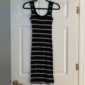 Fitted Striped Maternity Dress